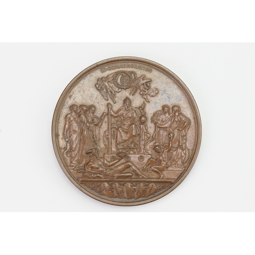 206 - A Queen Victoria 1887 Golden Jubilee Medal by Frederick Lord Leighton, P. R. A. (1830-1896). In Bron... 