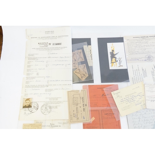 268 - A Collection of Dutch WWII Nazi Memorabilia for 