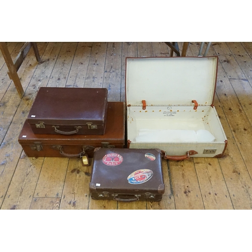 545 - Four 1950s Suitcases to include a 