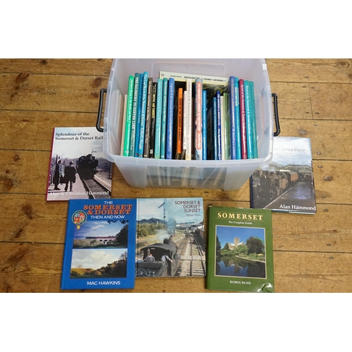 298 - A Collection of Railway Books to include Somerset & Dorset Sunset, Part of the Sunset Dorset Railway... 