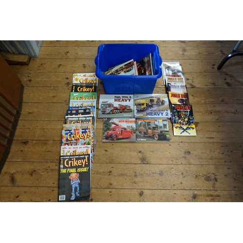 301 - A Collection of Books to include Heavy Haulage Books, Crikey & Jonah Hex Magazines, etc. Approx 30+.