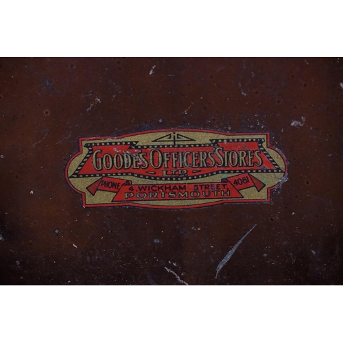 271 - An Original Officer's WWII Tin Travelling Case made by 