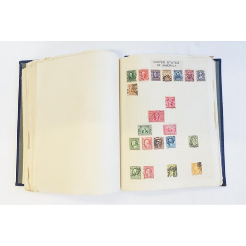 227 - A Stamp Album containing a collection of World Stamps to include some early European issues, many in... 