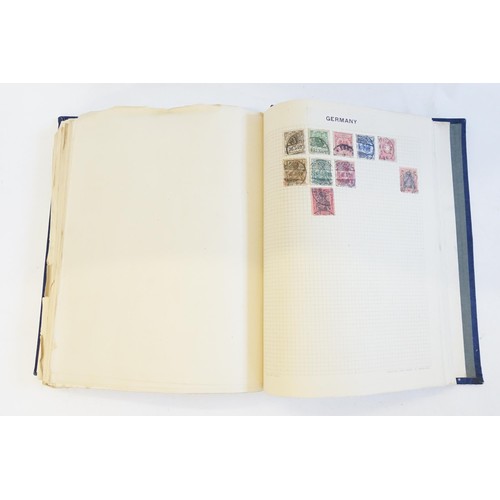 227 - A Stamp Album containing a collection of World Stamps to include some early European issues, many in... 