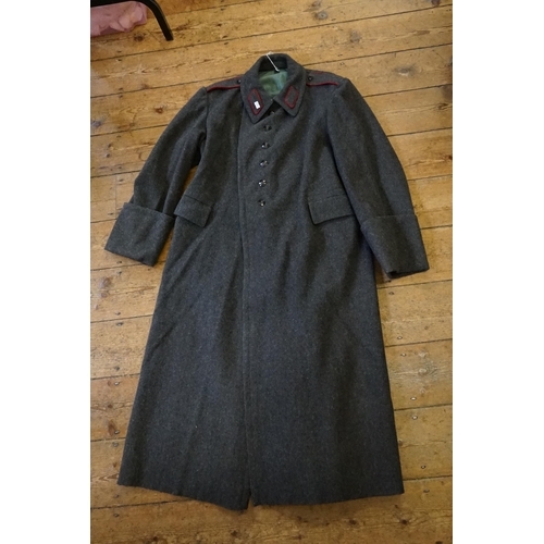 264 - A Bulgarian Army Overcoat in Grey.