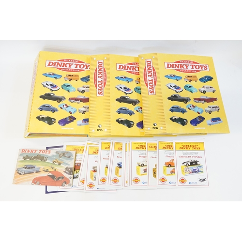 132 - Three Dinky Atlas/Norev Files of Books along with Picture Cards.