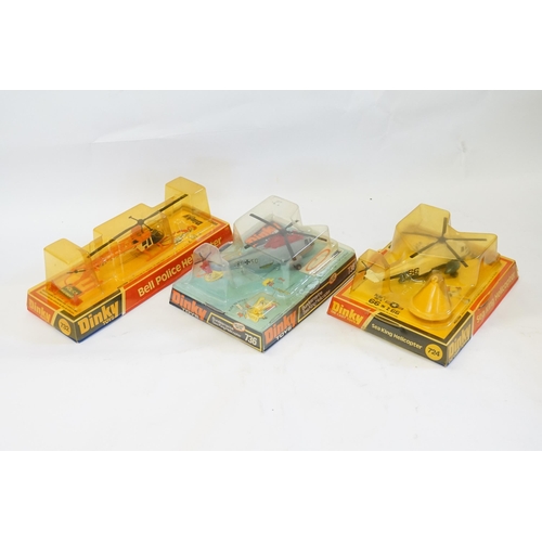 117 - 3 x 1970s Dinky Models to include No: 724 