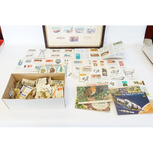 913 - A Large quantity of Brooke Bond Tea Cards including albums & a collection of Castella Cigars Trade C... 