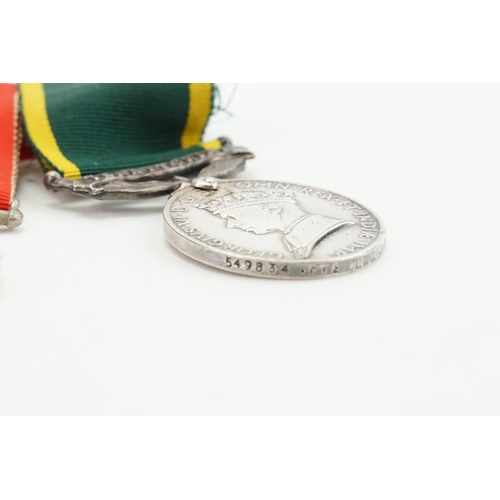 749 - A Collection of Medals to Private 