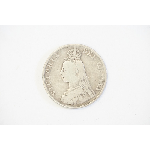 375 - An 1890 Silver Queen Victoria 