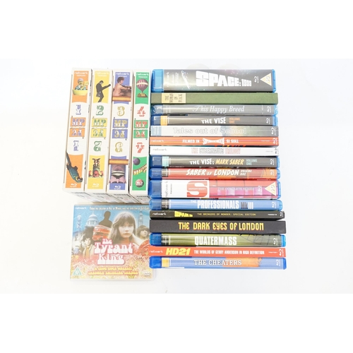 561 - A large collection of network blu ray DVD and special editions, to include tales out of school, dark... 