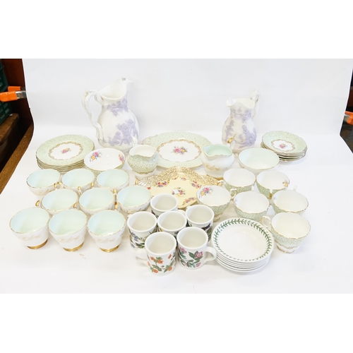 1101 - A Collection of Paragon Queen Mary Tea China, one other Paragon set in Linnhe pattern, Portmeirion C... 