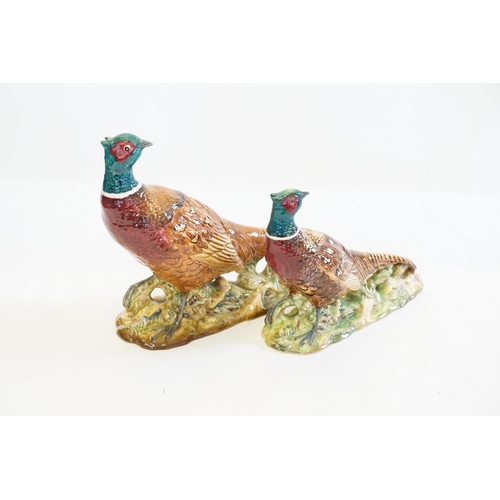 1060 - Two Studies of Beswick Pheasants. Model No: 1226/1225.