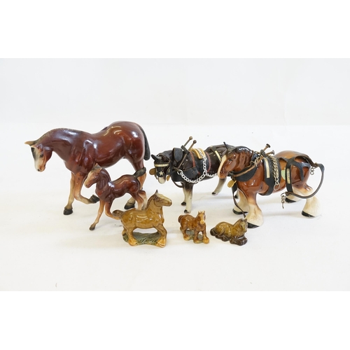 1053 - A Collection of various studies of Horses including Whimsies.