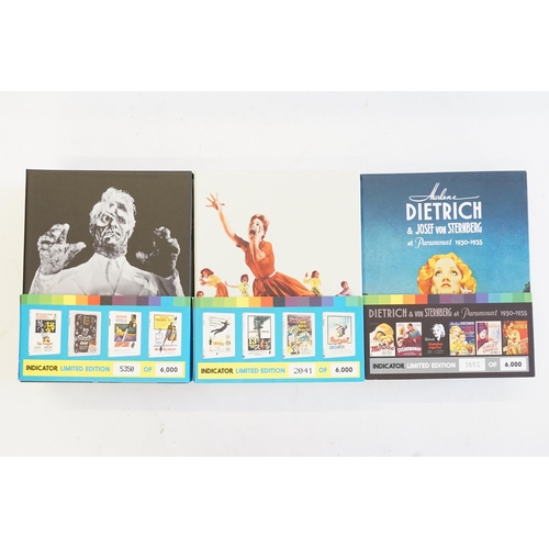 506 - A collection of three PH Indicator limited edition box sets, to include  William Castle vol 1 & 2, M... 