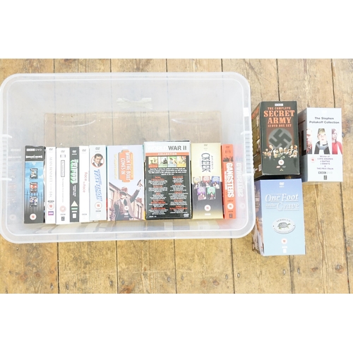 509 - A collection of BBC box sets, to include secret army, creek, when the boat comes in, face to face, o... 