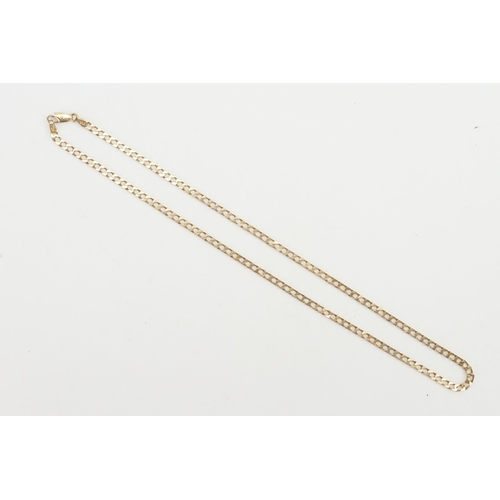 187 - A 9ct Gold chain. Weight 10g. Length 47cm.