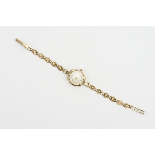 365 - A 9ct Gold Gerrard Ladies Wristwatch.