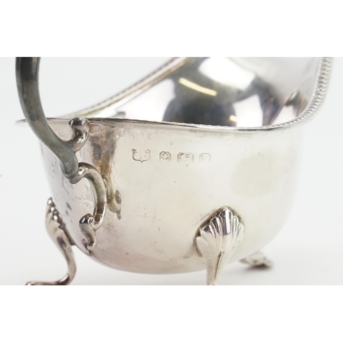 15 - A 1935 S Blanckensee & Son silver cream jug.  Weight 73g.