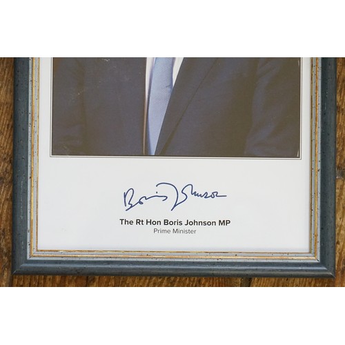 482 - Ex Robinson Collection - Photograph of Boris Johnson, Framed & Glazed.