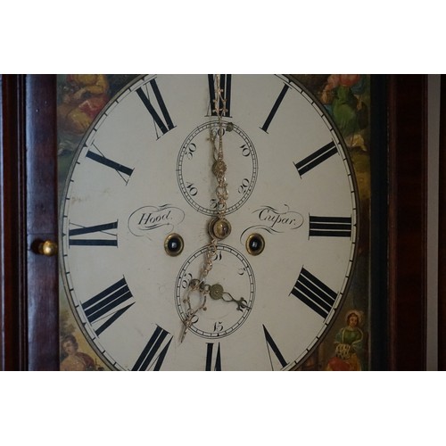 403 - A Victorian Scottish Mahogany Longcase Clock by 