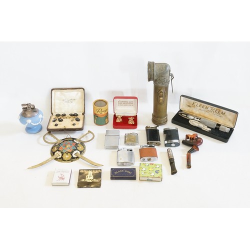 906 - A Collection of Cigarette Lighters to include Wedgewood, Ronson, Old Torch, etc.