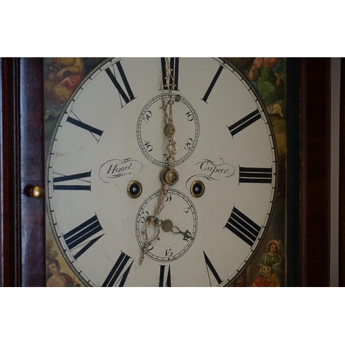 224 - A Victorian Scottish Mahogany Longcase Clock by 