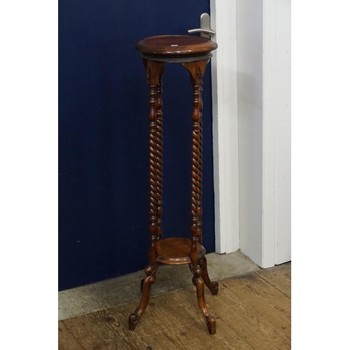 431 - A Reproduction Two Tier Jardiniere Pedestal. Measuring: 103cms high x 28cms across.