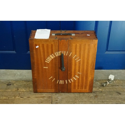 762 - A Harbour Masters Mahogany Cased 