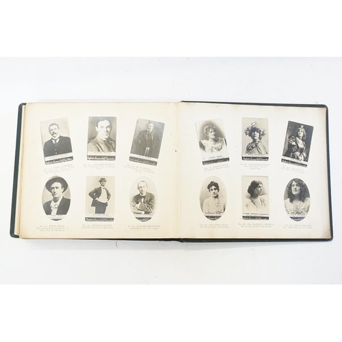 329 - A Collection of Edward VII Ogdens Cigarette Cards in Monochromatic Tones depicting Famous People in ... 