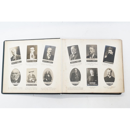 329 - A Collection of Edward VII Ogdens Cigarette Cards in Monochromatic Tones depicting Famous People in ... 