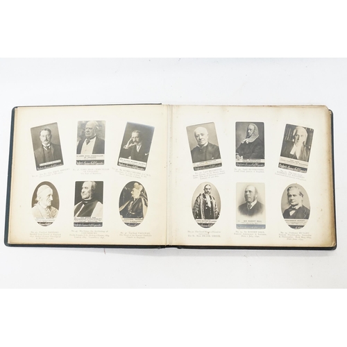 329 - A Collection of Edward VII Ogdens Cigarette Cards in Monochromatic Tones depicting Famous People in ... 