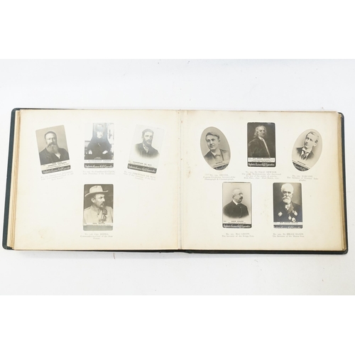 329 - A Collection of Edward VII Ogdens Cigarette Cards in Monochromatic Tones depicting Famous People in ... 