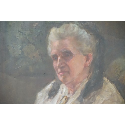 349 - An Oil on Canvas Portrait of 