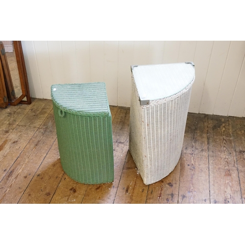 583 - Two Lloyd Loom Linen Boxes.