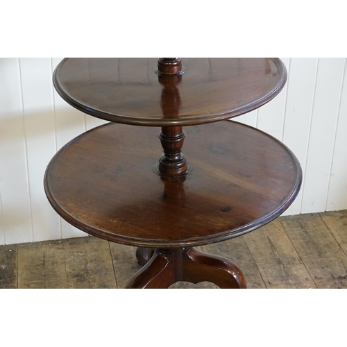 596 - A Victorian design Three Tiered Lazy Susan 