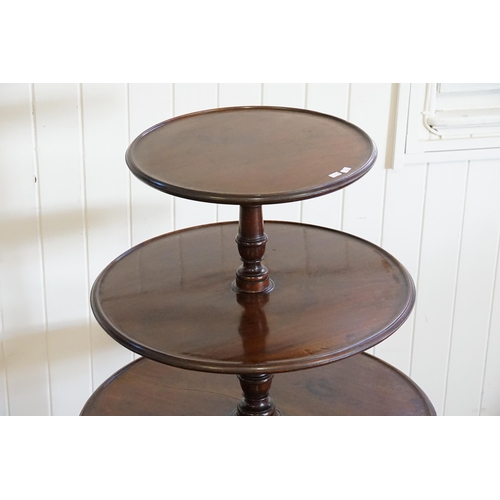 596 - A Victorian design Three Tiered Lazy Susan 