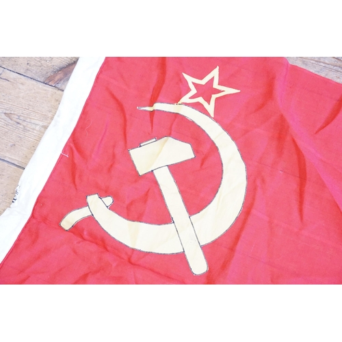 322 - An Original Russian Flag in Red 