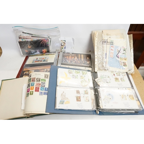 486 - A Large Tub of Stamps & First Day Covers to include a Stamp Album, Lots of First Day Covers, Loose S... 