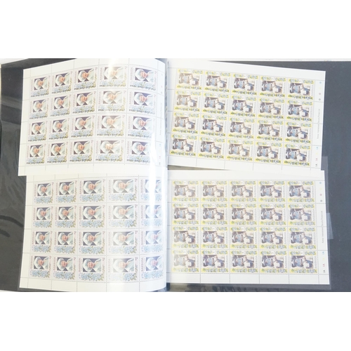 490 - A Collection of Barbuda Stamps for the Queen & the Queen Mother to include Tuvalu, Tonga, Nevis, Con... 