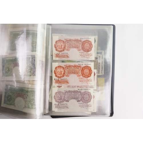 302 - A Collection of Banknotes mostly U.K. to include 2 x White Five Pound Notes (1950 + 1947) (Uncircula... 