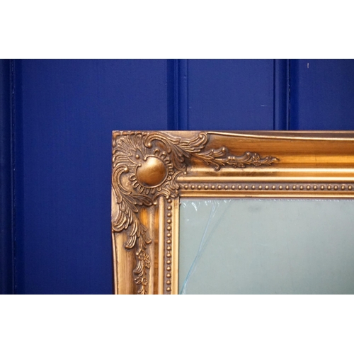 798 - A Large Gilt Framed Frame Picture size: 92cms x 123cms.