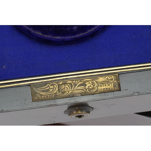 190 - A Coromandel Veneered & Silver Topped Ladies Dressing Table Set consisting of 12 various Hand engrav... 