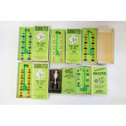 455 - A Collection of Original Early 1970s Subbuteo Football Teams to include 