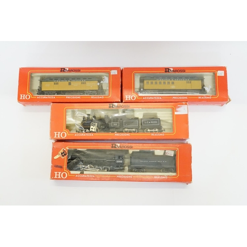 265 - Two Boxed Rivarossi HO Locomotives No: 1529 & No: 1224 along Two Carriages No: 2992 & 2993, All appe... 