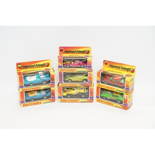 346 - A Collection of Seven Old Shop Stock Matchbox Superkings to include Numbers K-24, K-30, K-33, K-34, ... 