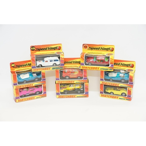 347 - A Collection of Eight Old Shop Stock Matchbox Superkings to include Numbers K-26, K-32, K-33, K-34, ... 