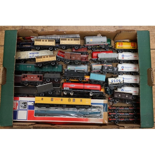 246 - A Large collection of 25+ Model Railway Wagons to include Texaco, Shell, BP, Esso, Regent, etc Along... 