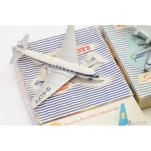 87 - Three Dinky Boxed Planes to include No: 60C 