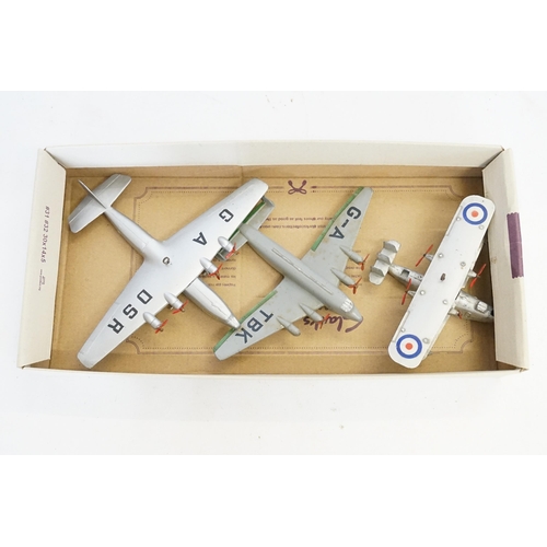 77 - Three 1940s Dinky Planes to include an 